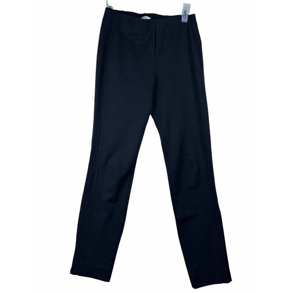 Ecru Womens Classic Black Pull-On Stretch Pants Sz Small Versatile Career Pants - Picture 2 of 11